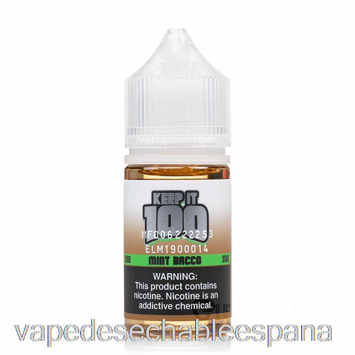 Sales De Bacco De Menta Vape España - Mantenlo 100 - 30ml 50mg